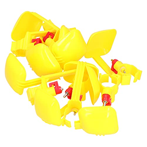 Bonbela 10pcs Hühnerschwester Trinker Hähnchen -Trinkschale Automatische Wassertrinkschale für Geflügel mit Tasse Leicht zu Installieren, Sicher Giftig Hitzebeständig Bonbela 10pcs Hühnerschwester Trinker Hähnchen -Trinkschale Automatische Wassertrinkschale für Geflügel mit Tasse Leicht zu Installieren, Sicher Giftig Hitzebeständig von Bonbela