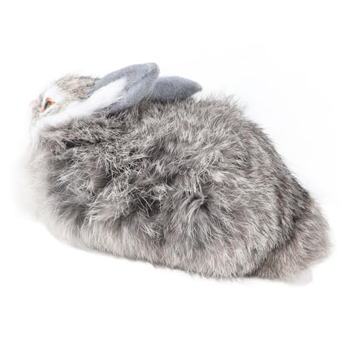 Bonbela Bunny Lügen Realistische Plüsch Kaninchenspielzeug Weihnachtsdekoration Lebensechtiges Tier Weiche Kaninchenspielzeug Plüsch Putz Ausgestopft Hase Weich Bequem Weit Verbreitete Hase von Bonbela