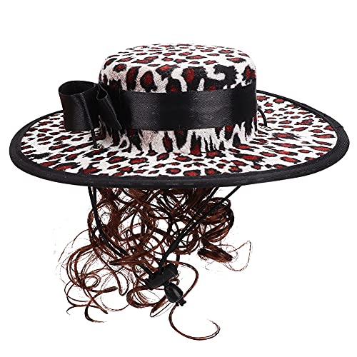 Bonbela HaustierkostüM Haustierkleidung Haustier Outfit mit Hut Perücke Umhang Set für Halloween -Weihnachtskatzen Kleine Hunde Weiße Leopard Polyester S M L (S) von Bonbela
