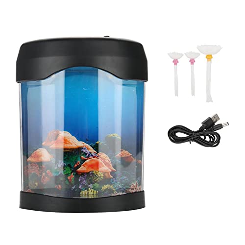 Bonbela USB -Aquarium Light Desk Mini Fischtank Stimmung LED LEGING Farbe Welten Nacht Lampe von Bonbela