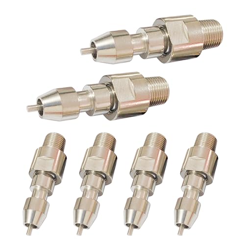 Bonchoice Wassernippel aus Edelstahl mit Gewinde, automatisches Nagetier-Bewässerungssystem, Tierzuchtbedarf (6 Stück) (Edelstahl-Typ, 6 Stück) von Bonchoice