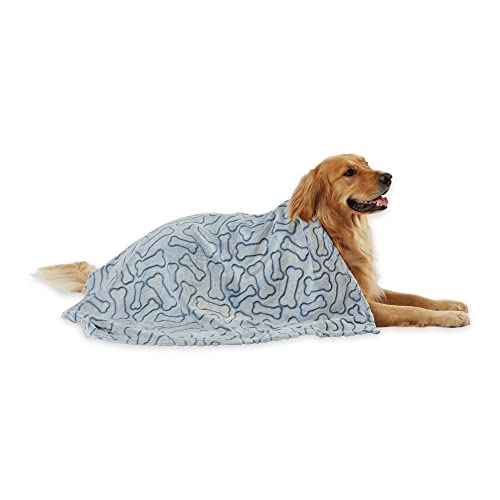 Bone Dry Haustierdecke, geprägt, Knochenmuster, 91,4 x 121,9 cm, Marineblau Bone Dry Haustierdecke, geprägt, Knochenmuster, 91,4 x 121,9 cm, Marineblau von Bone Dry