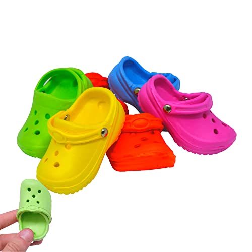 Bonka Bird Toys Mini-Sandalen-Fuß-Spielzeug für Papageien, Käfig, Käfig, kleine Hunde, Katzen, Haustier, Nymphensittiche, Grauer Kakadu, 6 Mini Sandals von Bonka Bird Toys