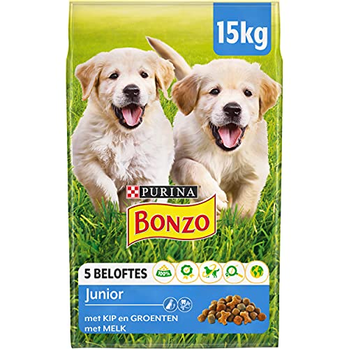 Bonzo Junior mit Huhn, Milch und Gemüse - für Welpen ab 6 Wochen - 15kg Bonzo Junior mit Huhn, Milch und Gemüse - für Welpen ab 6 Wochen - 15kg von Bonzo