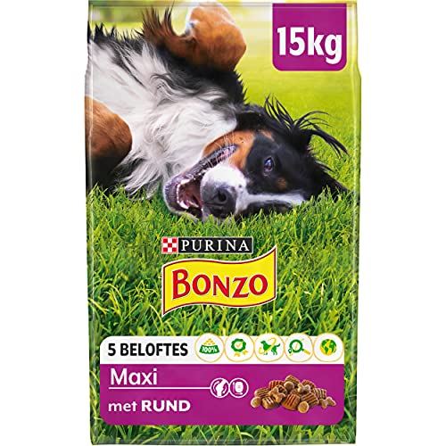 Bonzo Maxi mit Rind - für größere Hunderassen - 15kg von Bonzo
