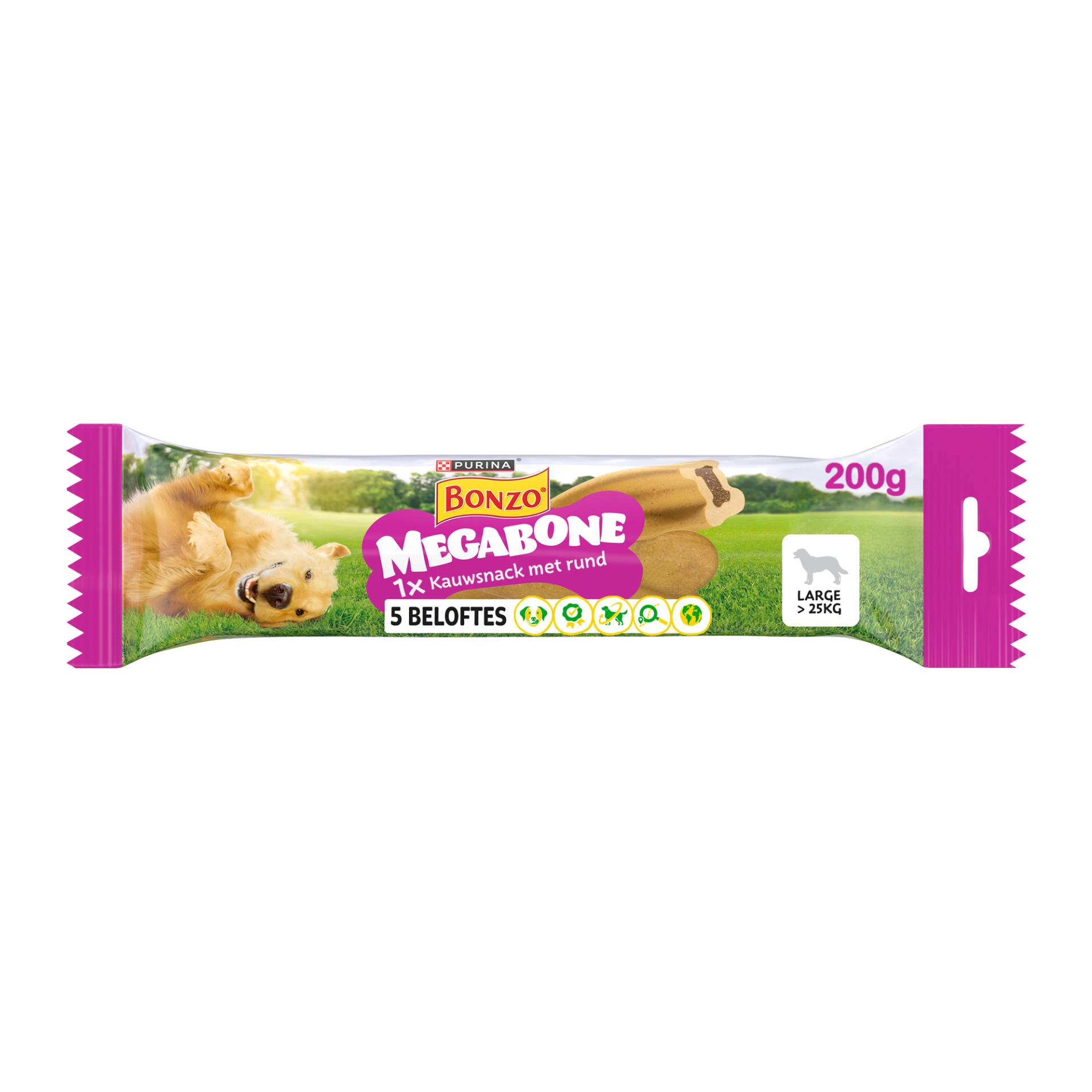 Bonzo Megabone Kau-Stick - 12 x 200 Gramm von Bonzo