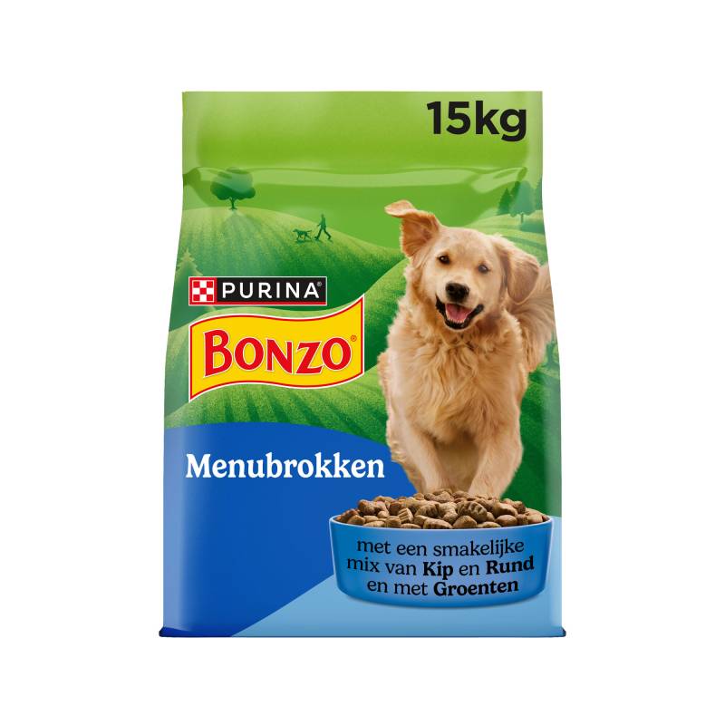 Bonzo Menubrok Hundefutter - Huhn & Rindfleisch - 15 kg von Bonzo