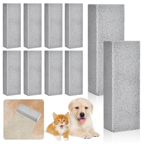 Boocalny Bimsstein für Hundehaarentfernung, 15,2 cm, Tierhaarentferner, Reinigung von Tierhaaren, Stein, Hundefellentfernungswerkzeug für Auto, Bettwäsche, Teppich, Möbelreinigung, 10 Stück von Boocalny
