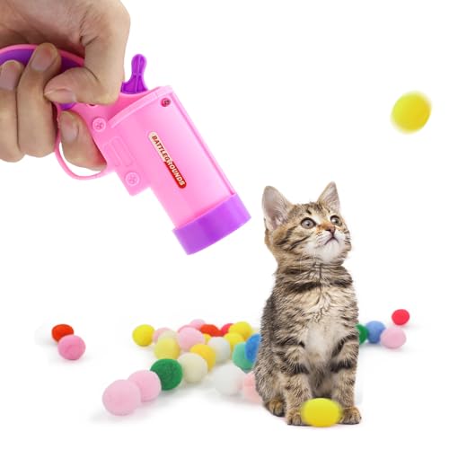 Booche 2013 Neues Katzenspielzeug beschäftigen Sie Ihre Katze mit unserem neuen Katzenspielzeug. Das Set enthält einen interaktiven Katzenball-Spielzeug, Plüschballwerfer und Puffbälle – insgesamt 30 von Booche