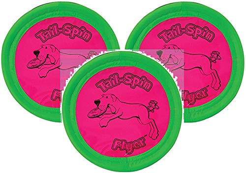 Booda (3 Pack) Aspen Soft BITE Floppy DISC Gentle Dog Toy Flyer Frisbee 7 inch von Booda