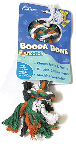 Booda Seilknochen mit 2 Knoten, mehrfarbig, groß Booda Seilknochen mit 2 Knoten, mehrfarbig, groß von Booda