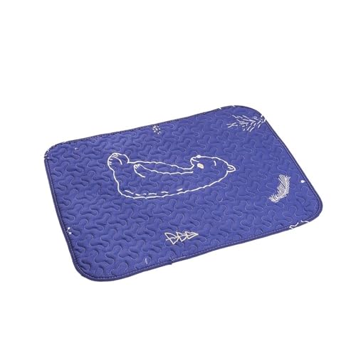 BooeDareno Haustierdecke, Hundebett, weiche Matte, Katzen-Schlafmatten, Sommer-Kühlmatte für kleine, mittelgroße Hunde, atmungsaktives Kissen, maschinenwaschbar (PS221-5, XL-70 x 50 cm) von BooeDareno