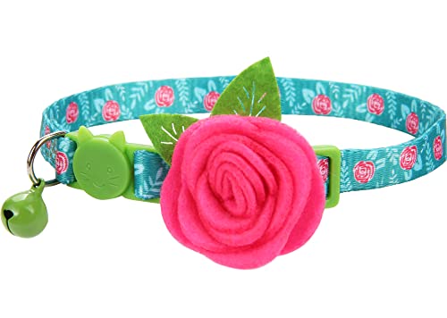 Frühling Katzenhalsband, Blumen Kätzchen Halsband Breakaway Blume Hundehalsband für kleine Hunde Weibliche von BoomBone