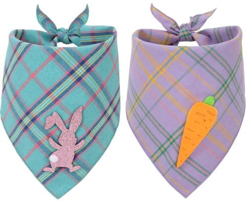 Halstuch für Hunde mit Ostermotiv, für kleine und mittelgroße Hunde, 2 Stück Halstuch für Hunde mit Ostermotiv, für kleine und mittelgroße Hunde, 2 Stück von BoomBone