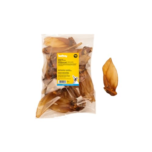 Boomy - Große Rinderohren – Natürliche Hundesnacks für allergische Hunde – Kausnack mit hohem Proteingehalt – 100% Rindfleisch (25 Stück) von Boomy