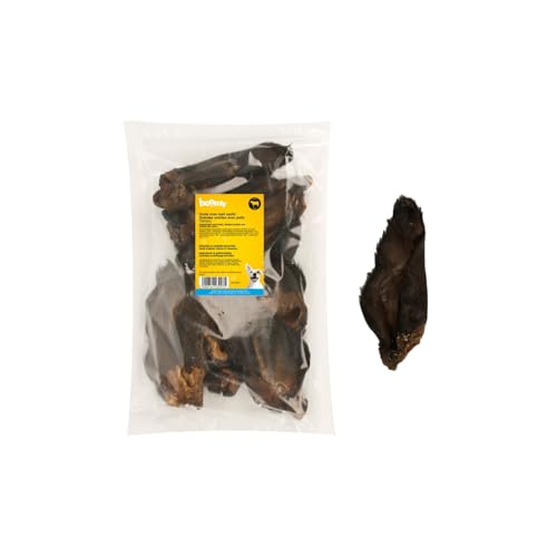 Boomy - Große Rinderohren mit Fell - Natürliche Hundesnacks für allergische Hunde - Gesunder Kausnack - 10 Stück von Boomy