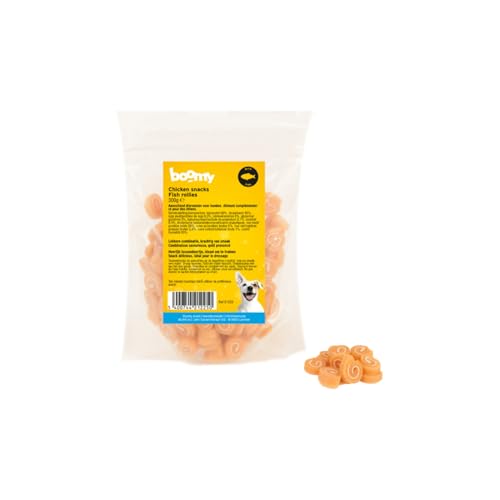 Boomy - Huhn & Fisch Brötchen - Hundesnacks - Hundebonbons - Belohnungsbonbons - 2 x 300g Boomy - Huhn & Fisch Brötchen - Hundesnacks - Hundebonbons - Belohnungsbonbons - 2 x 300g von Boomy