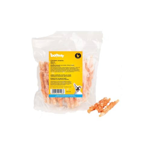 Boomy - Huhnstäbchen - Kaustäbchen mit Huhn für Hunde - Hundesnacks - Hundebonbons - 500g von Boomy