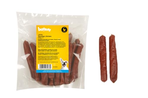 Boomy – Hundesnacks - Hundebonbons - Würstchen 12cm - 500g (Huhn) von Boomy