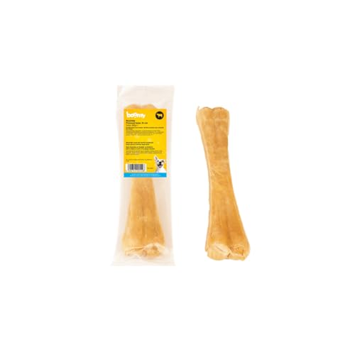 Boomy - Kauknochen aus 100% Rinderhaut - Natürliche Hundesnacks zur Zahnpflege - Hundebonbons für große Hunde (31cm) von Boomy