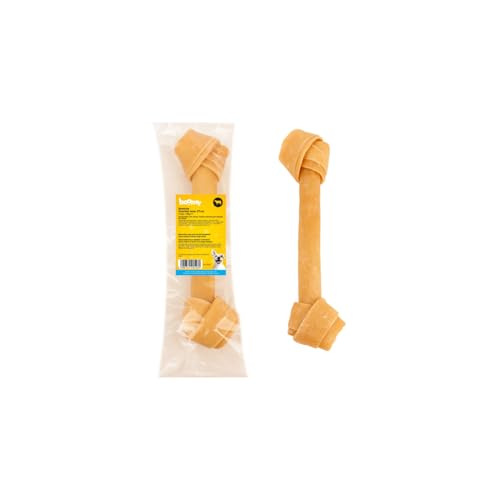 Boomy - Knotenes Bein - Hundesnacks aus 100% Rinderhaut – Natürlicher Kauknochen - Hundebonbons - 27cm Boomy - Knotenes Bein - Hundesnacks aus 100% Rinderhaut – Natürlicher Kauknochen - Hundebonbons - 27cm von Boomy