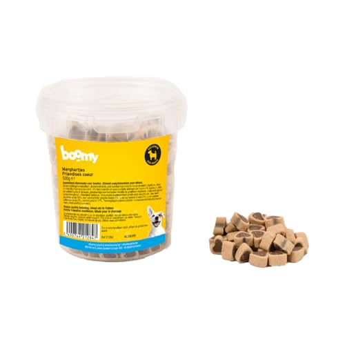 Boomy - Milch-Herzchen - Hundebonbons für alle Hunderassen - Weicher herzförmiger Hundesnack im wiederverschließbaren Glas - 2 x 500g Boomy - Milch-Herzchen - Hundebonbons für alle Hunderassen - Weicher herzförmiger Hundesnack im wiederverschließbaren Glas - 2 x 500g von Boomy