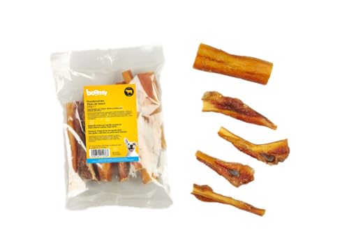 Boomy - Rindersticks Hundesnack - Harter natürlicher Kausnack - 100% getrocknete Rinderkopfhaut - 2 x 250g Boomy - Rindersticks Hundesnack - Harter natürlicher Kausnack - 100% getrocknete Rinderkopfhaut - 2 x 250g von Boomy
