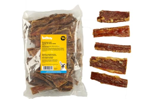Boomy - Rindfleisch Flacher Hundesnack – 100% getrocknete Rinderöhre – Natürlicher Fleischsnack – 500g Boomy - Rindfleisch Flacher Hundesnack – 100% getrocknete Rinderöhre – Natürlicher Fleischsnack – 500g von Boomy