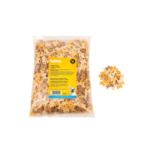 Boomy - Welpenspielzeug – Hundesnacks - Kleine knusprige Hundekekse 2cm – Ideale Hundebonbons für Welpen & kleine Hunderassen - 1,5 kg Boomy - Welpenspielzeug – Hundesnacks - Kleine knusprige Hundekekse 2cm – Ideale Hundebonbons für Welpen & kleine Hunderassen - 1,5 kg von Boomy