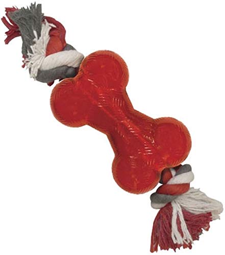 Play Strong Rubber bot met Floss 14 cm Rood von Boon
