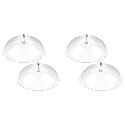 Booso 4Er-Pack Futterhäuschen-Schutzhülle, Dome-Schutzkuppel, Regenschutzhülle für Hängende Vogelfutterhäuschen für Den Garten Booso 4Er-Pack Futterhäuschen-Schutzhülle, Dome-Schutzkuppel, Regenschutzhülle für Hängende Vogelfutterhäuschen für Den Garten von Booso