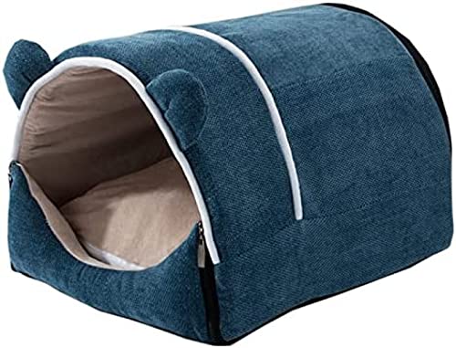 Warmes, Gemütliches, Rechteckiges, Halbgeschlossenes Hundebett Für Katzen Oder Kleine Hunde, Kleines Hundebett Mit Abnehmbarem, Waschbarem Bezug, Welpenbett Mit Plüschmatratze, Wasserdichter, Ruts Warmes, Gemütliches, Rechteckiges, Halbgeschlossenes Hundebett Für Katzen Oder Kleine Hunde, Kleines Hundebett Mit Abnehmbarem, Waschbarem Bezug, Welpenbett Mit Plüschmatratze, Wasserdichter, Ruts von Bor
