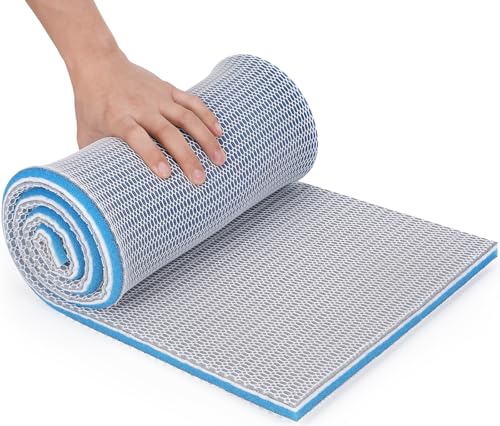 Aquarium-Filter-Medien-Schwamm-Pad, mehrschichtige Schaumstoff-Filterwatte für Aquarium-Filterzubehör (120 x 30 x 1,5 cm) von Borlech