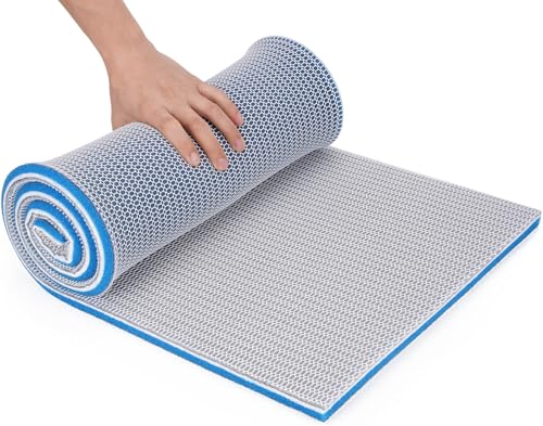 Aquarium-Filter-Medien-Schwamm-Pad, mehrschichtige Schaumstoff-Filterwatte für Aquariumfilter, Zubehör (120 x 40 x 1,5 cm) von Borlech