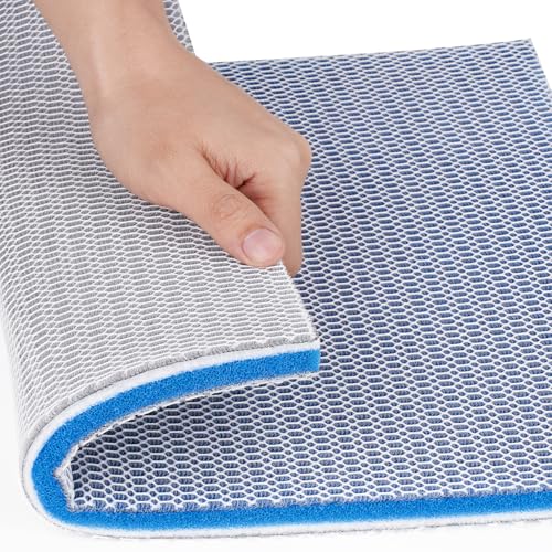 Aquarium-Filter-Medien-Schwamm-Pad, mehrschichtige Schaumstoff-Filterwatte für Aquariumfilter, Zubehör (40 x 30 x 1,8 cm) von Borlech
