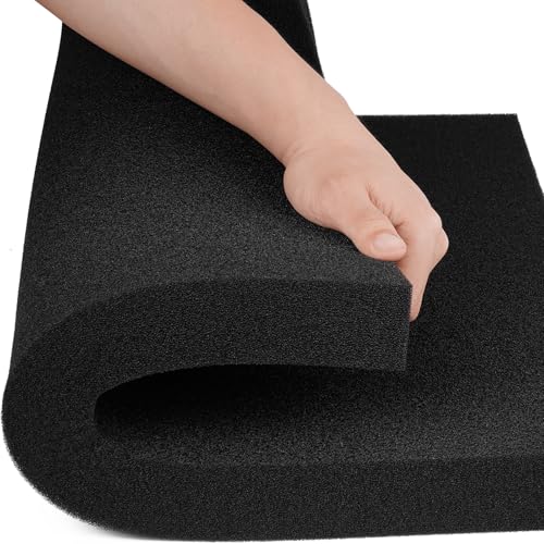 Aquarium-Filterschwamm-Pad, Filtermedien-Schaumstoffschwämme, Filterzubehör für Aquarien und Teiche (47 x 47 x 3,8 cm, 50 PPI, 1 Stück) von Borlech