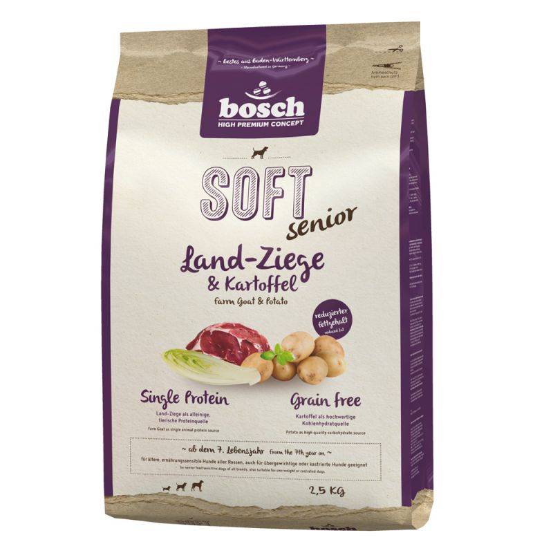 bosch Soft Sparpaket - Senior Ziege + Kartoffel (3 x 2,5 kg) von Bosch HPC Soft