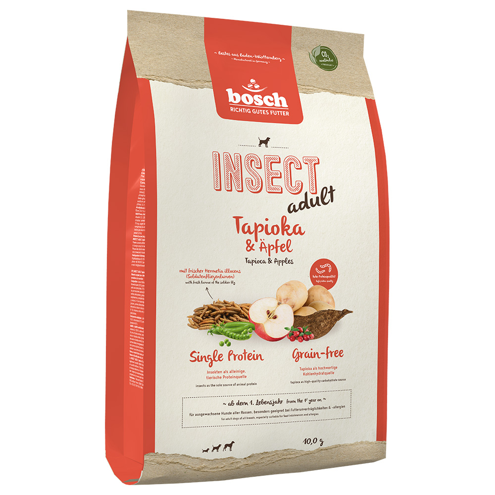 bosch HPC Adult Insect, Apfel & Tapioka - Sparpaket: 2 x 10 kg von Bosch HPC