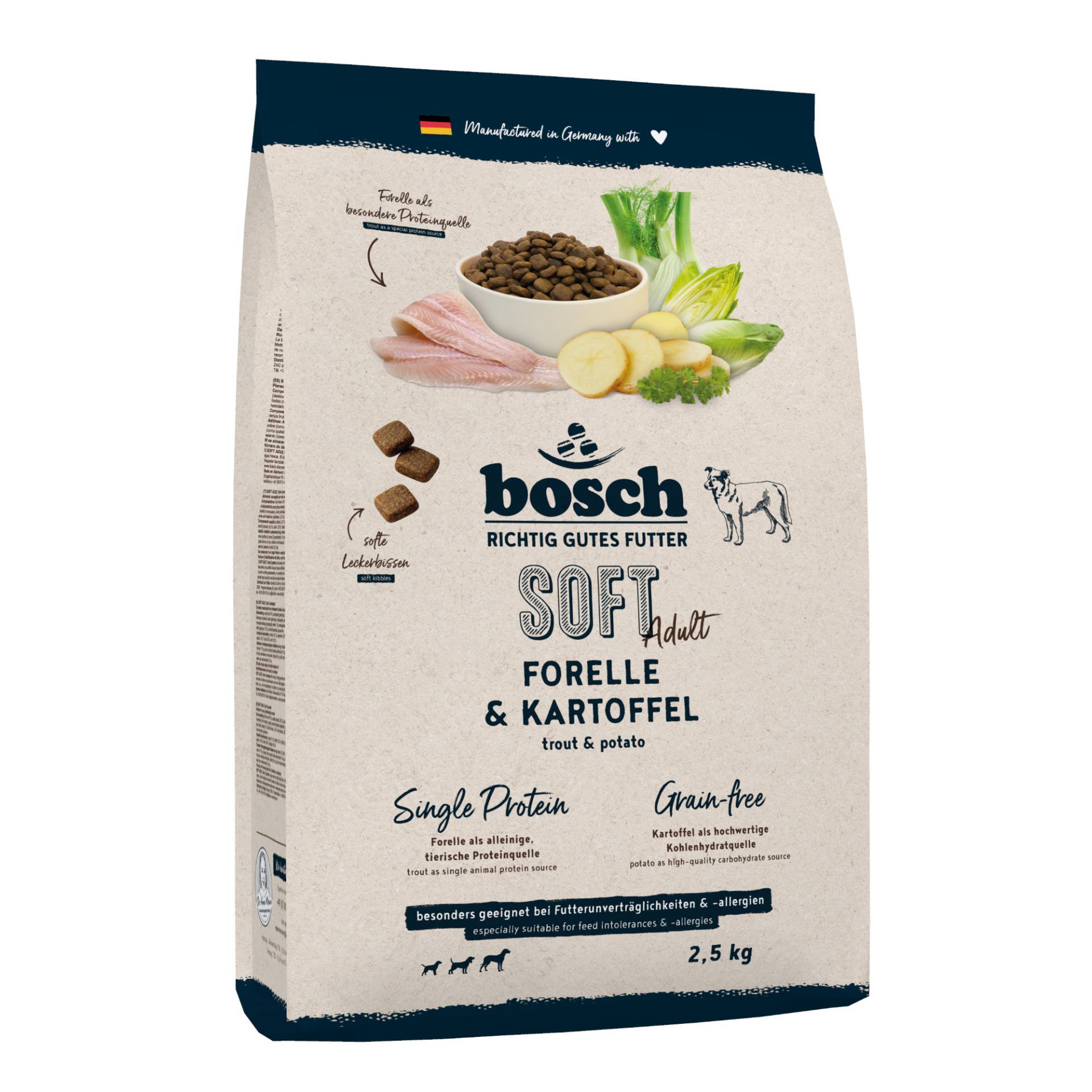bosch HPC Soft Adult Forelle & Kartoffe - 2,5 kg bosch HPC Soft Adult Forelle & Kartoffe - 2,5 kg von Bosch HPC