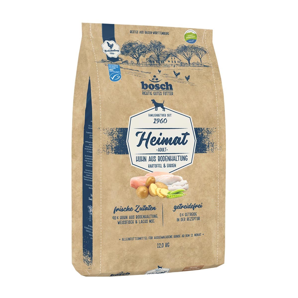 Bosch Heimat Adult Huhn Bodenhaltung 12 kg von Bosch Heimat