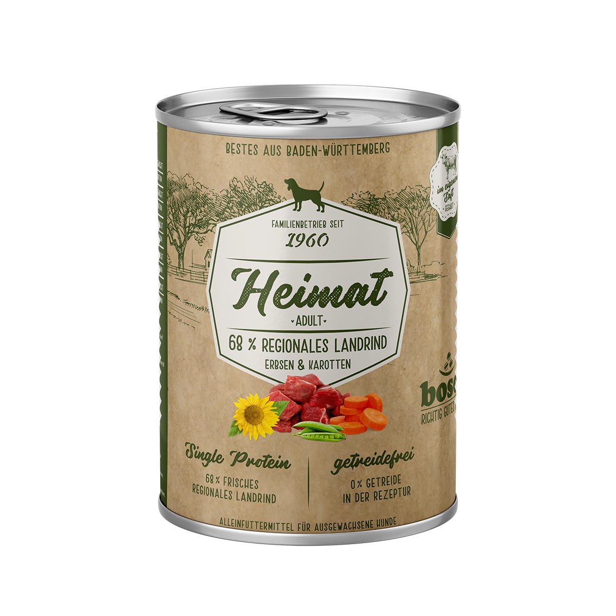 Bosch Heimat Adult Regionales Landrind 12x400g Bosch Heimat Adult Regionales Landrind 12x400g von Bosch Heimat