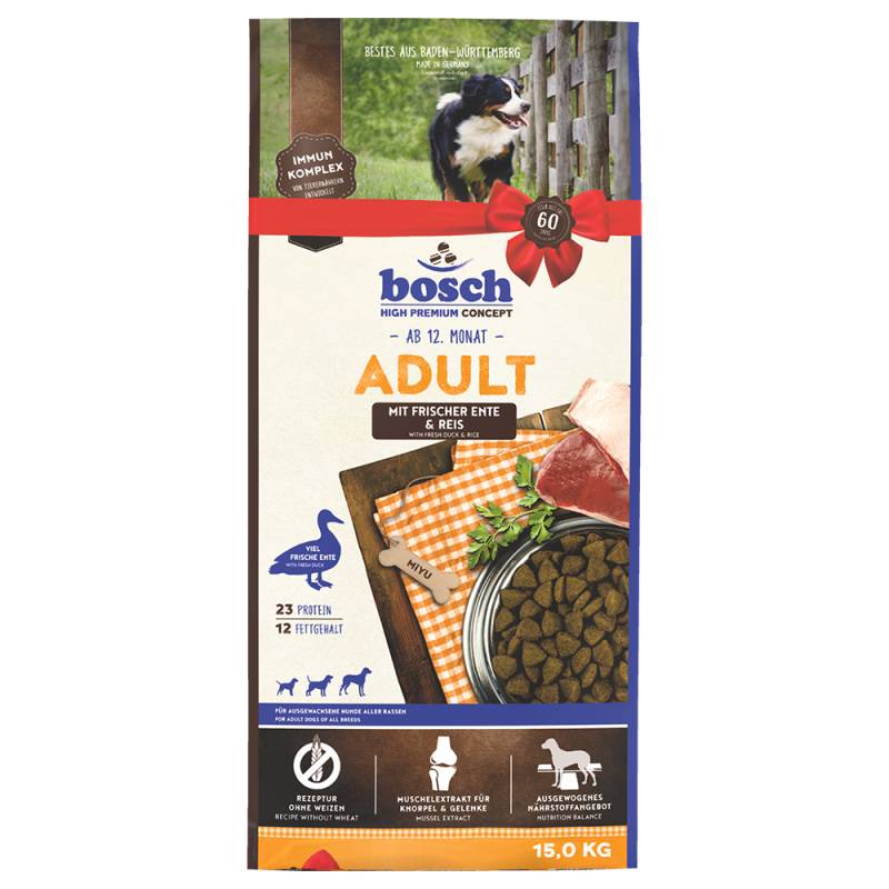 bosch Adult Ente & Reis - 15 kg von Bosch High Premium concept