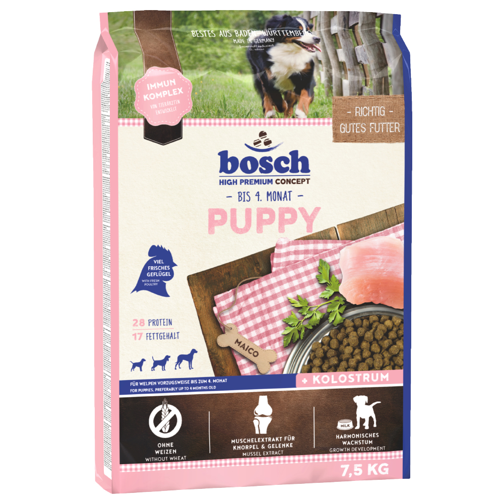 bosch Sparpaket (2 x Großgebinde) - Puppy (2 x 7,5 kg) von Bosch High Premium concept