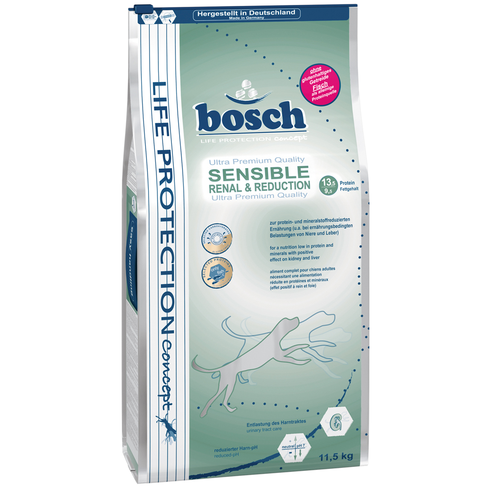 Sparpaket bosch Life Protection Concept 2 x Großgebinde - Sensible Renal & Reduction (2 x 11,5 kg) von Bosch Life Protection concept