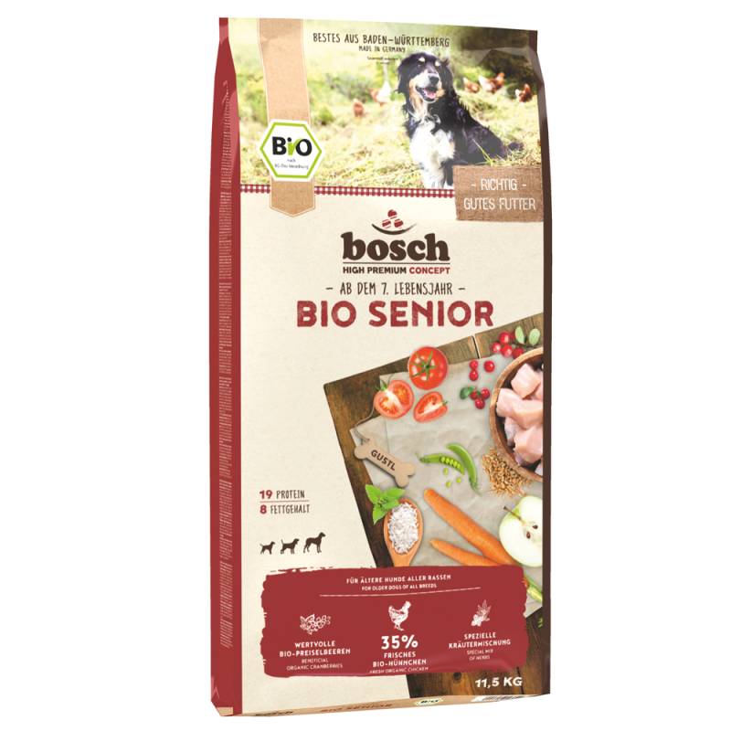 Sparpaket: 2 x 11,5 kg bosch Bio - Bio Senior von Bosch Natural Organic concept