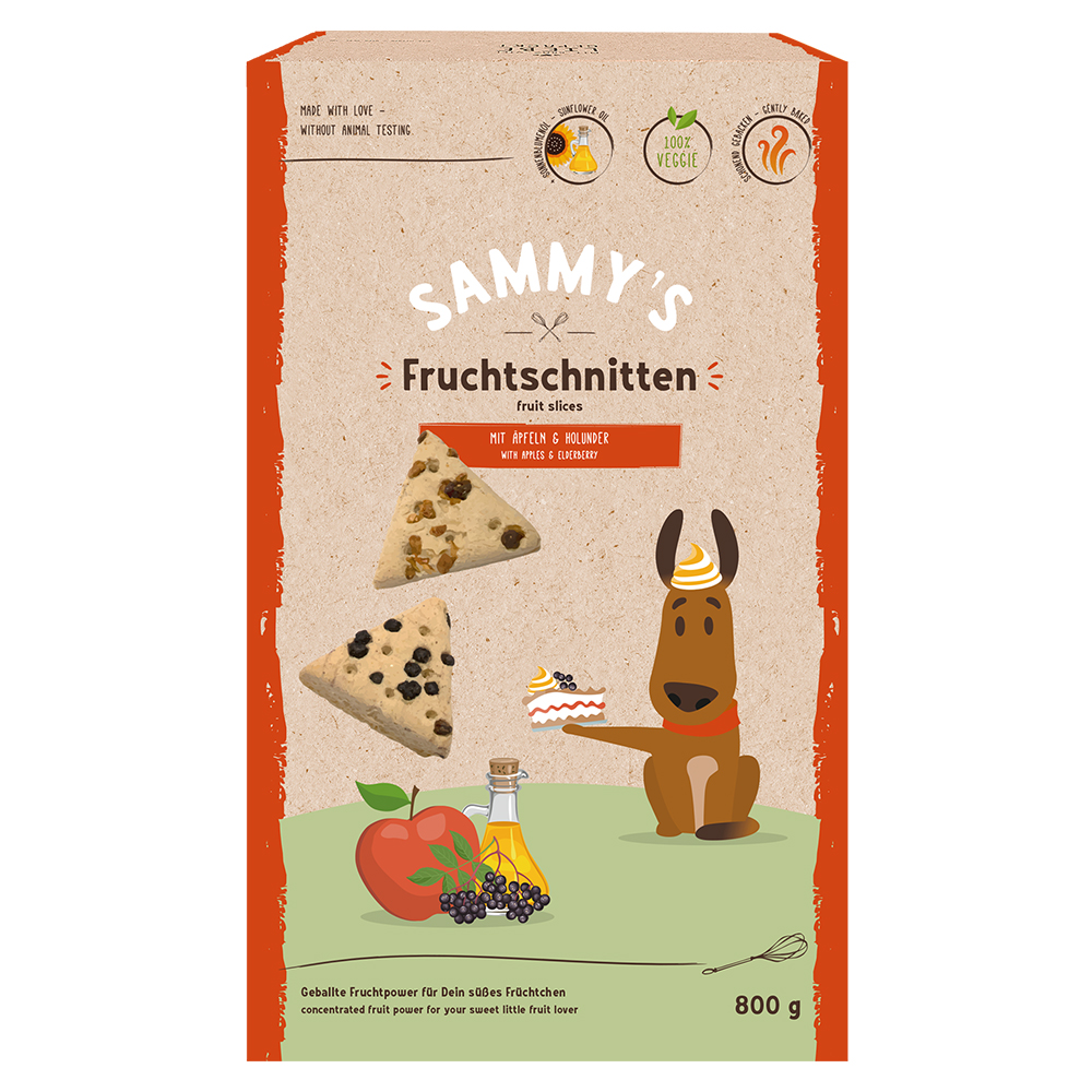 Sammy's Fruchtschnitten  - Sparpaket: 3 x 800 g von Bosch Sammy`s Snack concept
