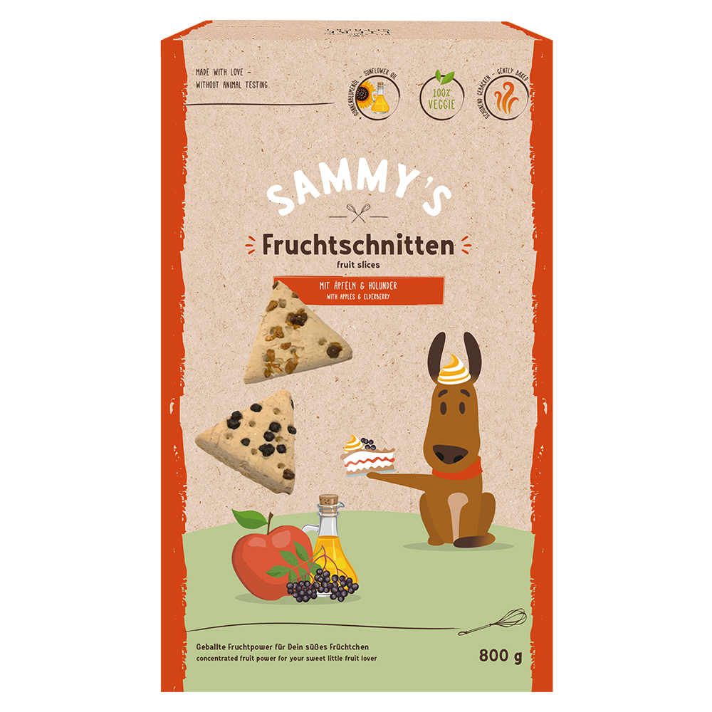 Sammy's Fruchtschnitten - Sparpaket: 3 x 800 g Sammy's Fruchtschnitten - Sparpaket: 3 x 800 g von Bosch Sammy`s Snack concept