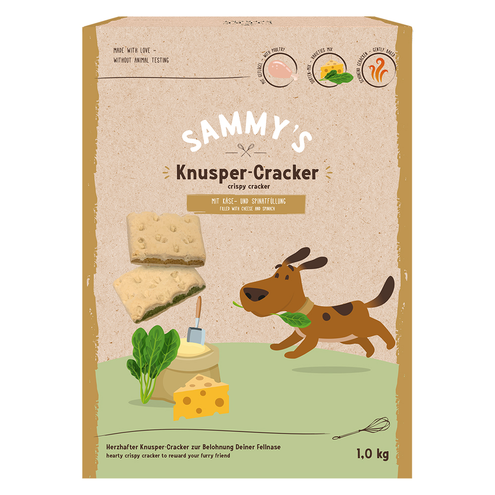 Sammy's Knusper-Cracker  - 1 kg von Bosch Sammy`s Snack concept
