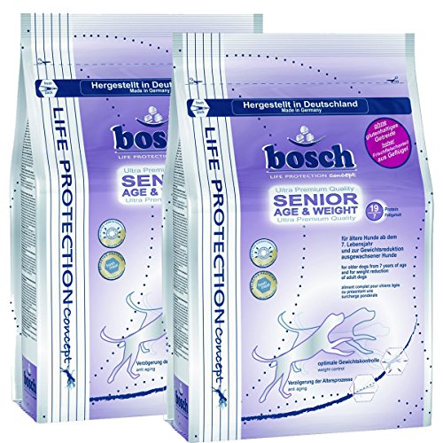 2 x 11,5 kg = 23 kg Bosch Senior Age + Weight Hundefutter Senior / Übergewicht von Bosch