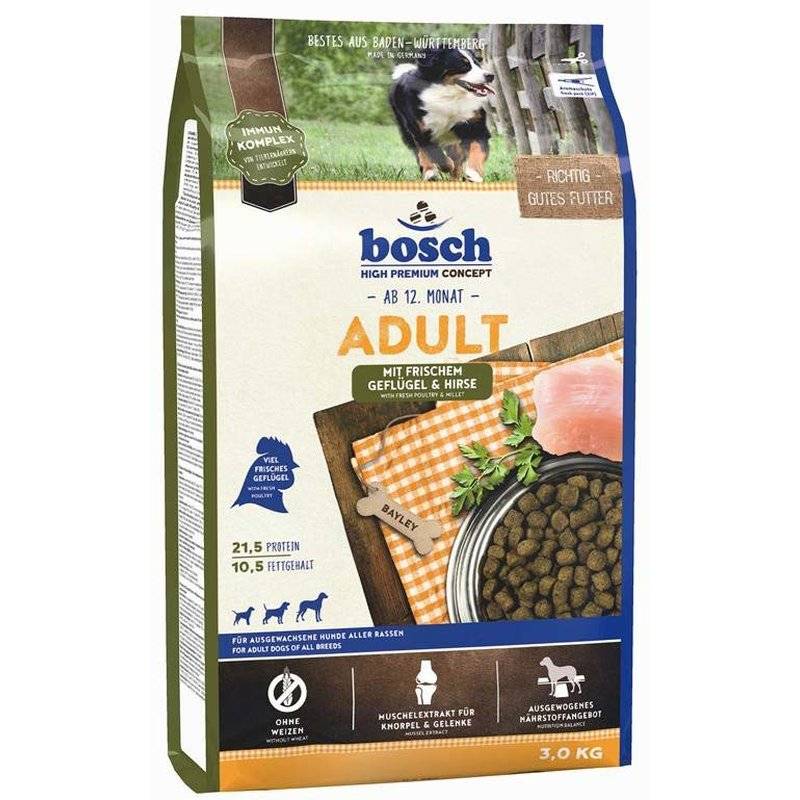 Bosch Adult Geflügel & Hirse - Sparpaket 2 x 15 kg (2,80 € pro 1 kg) von Bosch